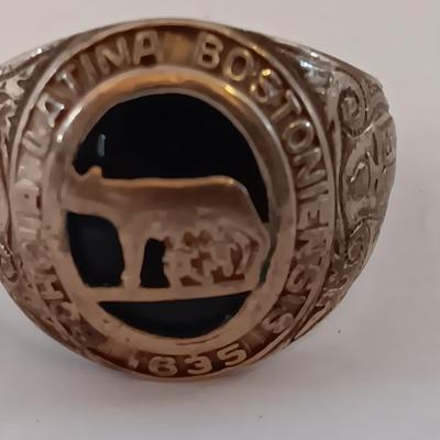 Vintage 10K class ring band
