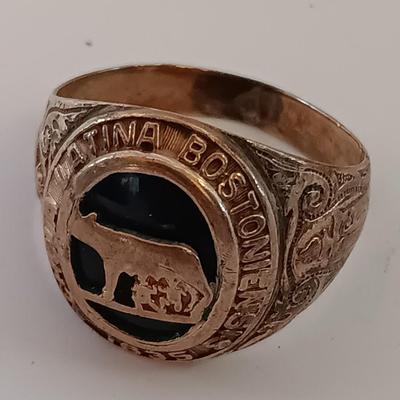 Vintage 10K class ring band