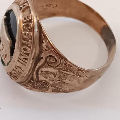 Vintage 10K class ring band