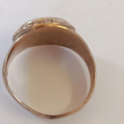 Vintage 10K class ring band