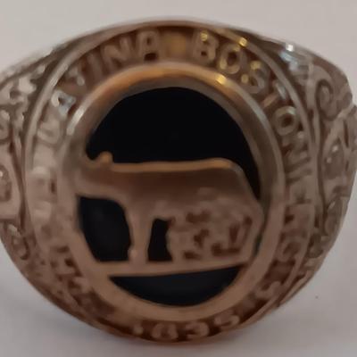Vintage 10K class ring band