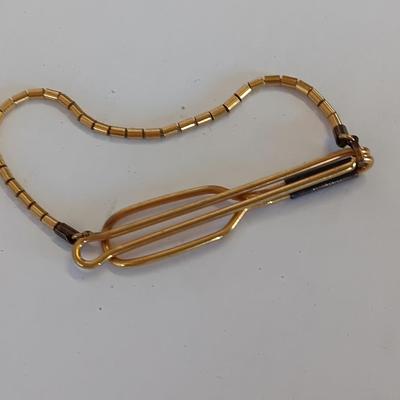 Men's Jewelry - gold toned knife, cuff links, and more