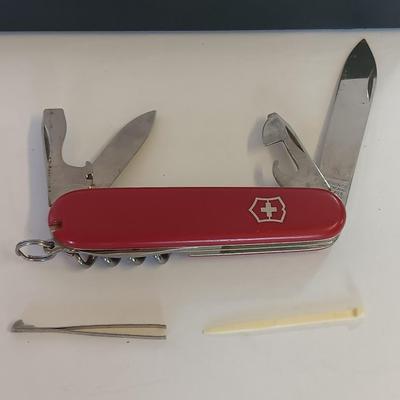 Rainbow metals hand cast solid Bronze buckle with Levenger ink pens and Officier Suisse knife