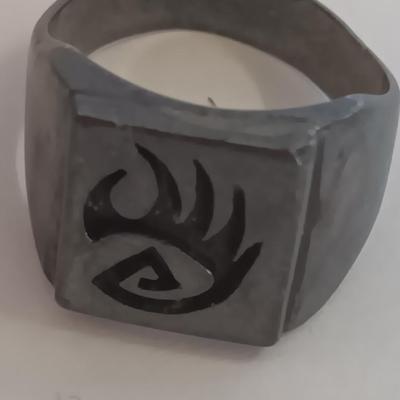 Vintage Bennett C-31 clip with Men's ring and beautiful cuff links