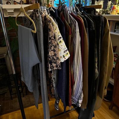 Menâ€™s clothing lot Sizes Large and 2 small shirts
