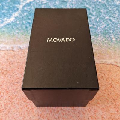 MOVADO Black Face Two Tone Stainless Steel Quartz Ladies Watch