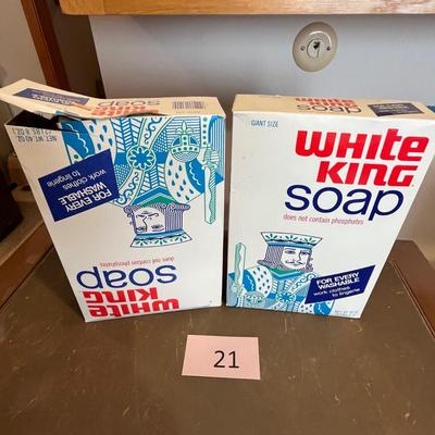 Vintage soap white king