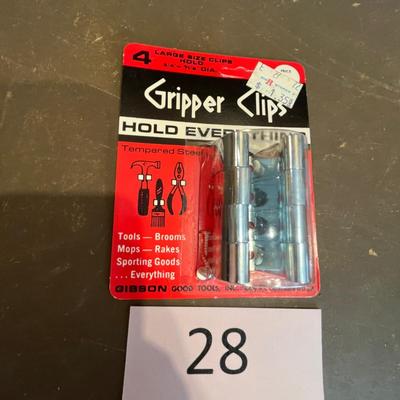 Vintage gripper clips