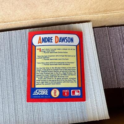 1990 SCORE AND 1990 UPPER DECK COMPLETE SETS OF BASEBALL CARDS