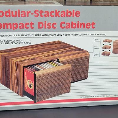 Modular-Stackable CD Cabinet