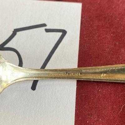 Community Plate Spoon Lot