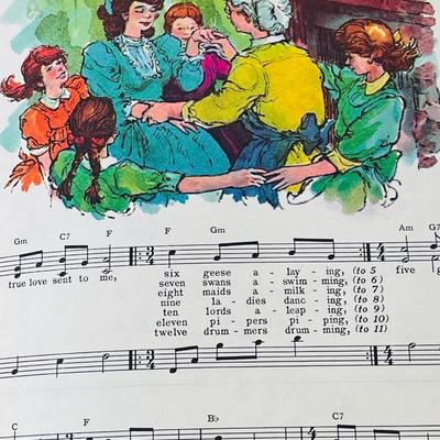 Wonderful 1957 Christmas Carol song book