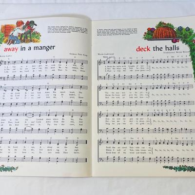 Wonderful 1957 Christmas Carol song book