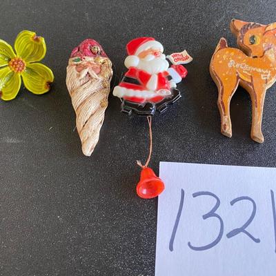 Vintage Christmas Pins