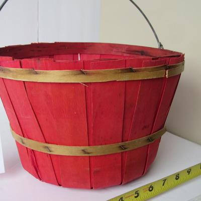 Lot 290:  Two Older Harvest Gathering Baskets