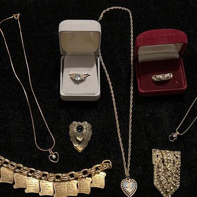 Rings, necklaces, bracelet etc.