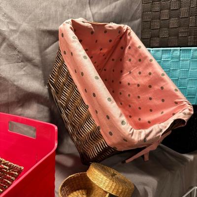 Baskets - Fabric, Wicker and Plastic!