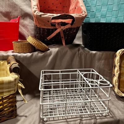 Baskets - Fabric, Wicker and Plastic!