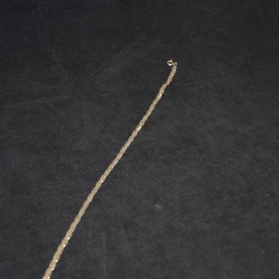 925 Sterling 3-Tone Braided Chain 18" 10.2g