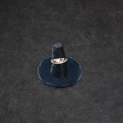 925 Sterling Filigree Heart Ring Size 8.5 2.2g
