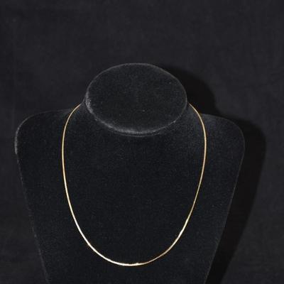 14k Herringbone Chain 16" 2.2g