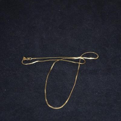14k Herringbone Chain 16" 2.2g