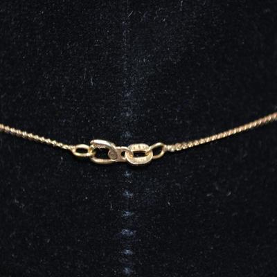 14k Herringbone Chain 16" 2.2g