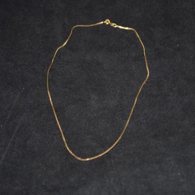 14k Herringbone Chain 16" 2.2g