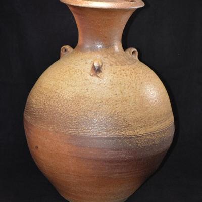 Large Ceramic Glazed Vase 17x12