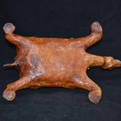 Leather Crafted Tortoise 13x8x5