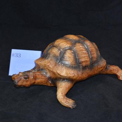 Leather Crafted Tortoise 13x8x5