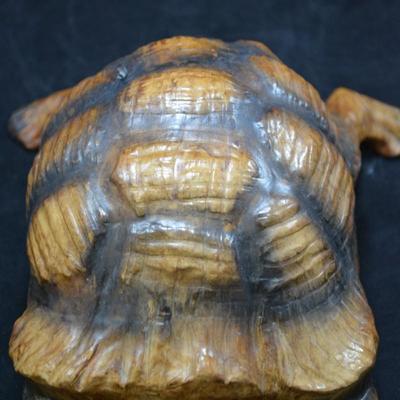 Leather Crafted Tortoise 13x8x5