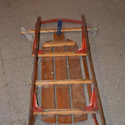 Vintage 54" Metal Runner Sled