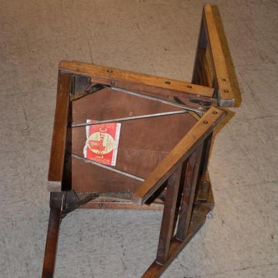 Vintage LEG-O-MATIC Folding Chair 19x16x7
