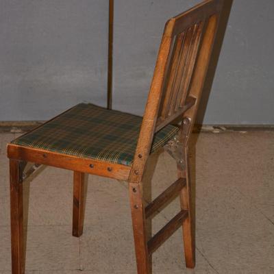 Vintage LEG-O-MATIC Folding Chair 19x16x7
