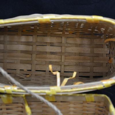 Japanese Bamboo Smelt Fishing Creel 10x8x5