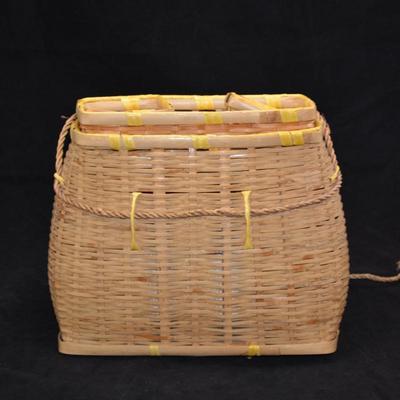 Japanese Bamboo Smelt Fishing Creel 10x8x5