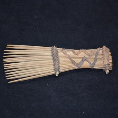 lot of 3 Handmade African Combs