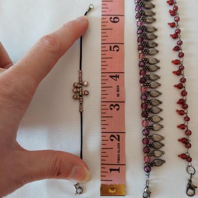 Leather and Pewter Beaded Jewelry (PB2-BBL)