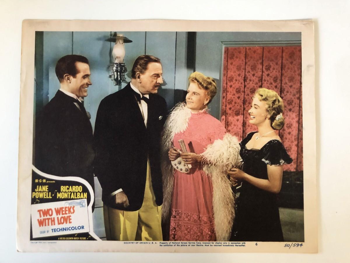 Two Weeks With Love Original 1950 Vintage Lobby Card EstateSales Two weeks with love original 1950 vintage lobby card estatesales