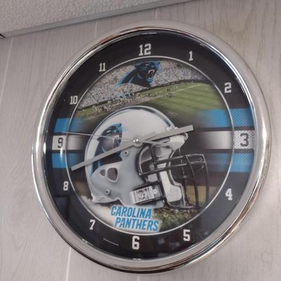 Carolina Panthers Wall Clock