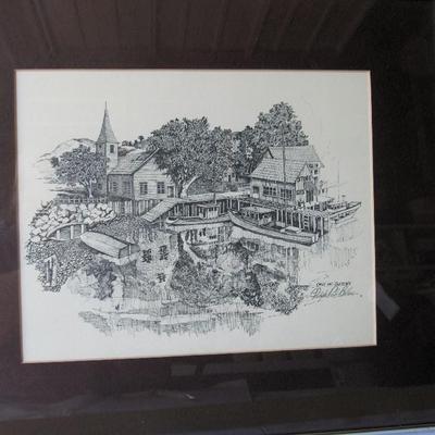 Lot 294:  Print, Only On Sunday, Christopher Paul Bollen, 12" x 15"