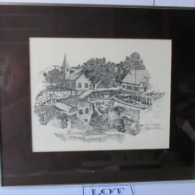 Lot 294:  Print, Only On Sunday, Christopher Paul Bollen, 12" x 15"