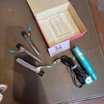 Curling Iron with 3 different attachments