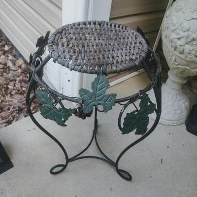 Wrought Metal Decorative Plant Stand