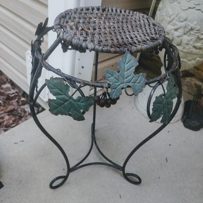Wrought Metal Decorative Plant Stand