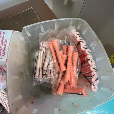 Assortment of curl & perm rollers