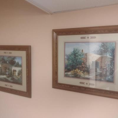 Pair of Framed Art Prints by Lee K. Parkinson