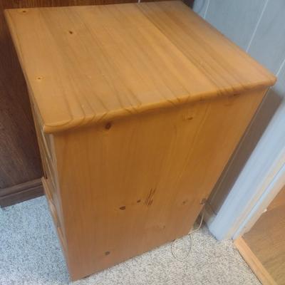 Solid Wood Six Drawer Office Cabinet on Castors (No Contents)