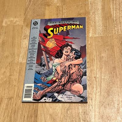 DC COMICS~ Superman ~ 1993 ~ The Death of Superman & World Without A Superman ~ Pair (2)